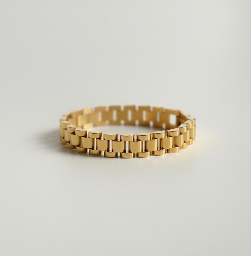 Gold steel clearance bracelet
