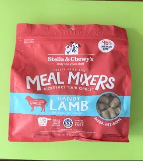 Stella & Chewy’s Freeze Dried Raw Dandy Lamb Meal Mixer Dog Food Topper 510 g
