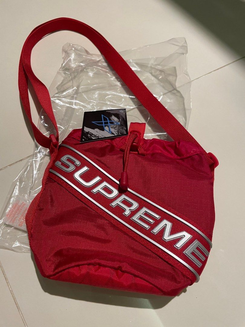 Supreme 3D Logo small bag with X Pac in red Men s Fashion Bags