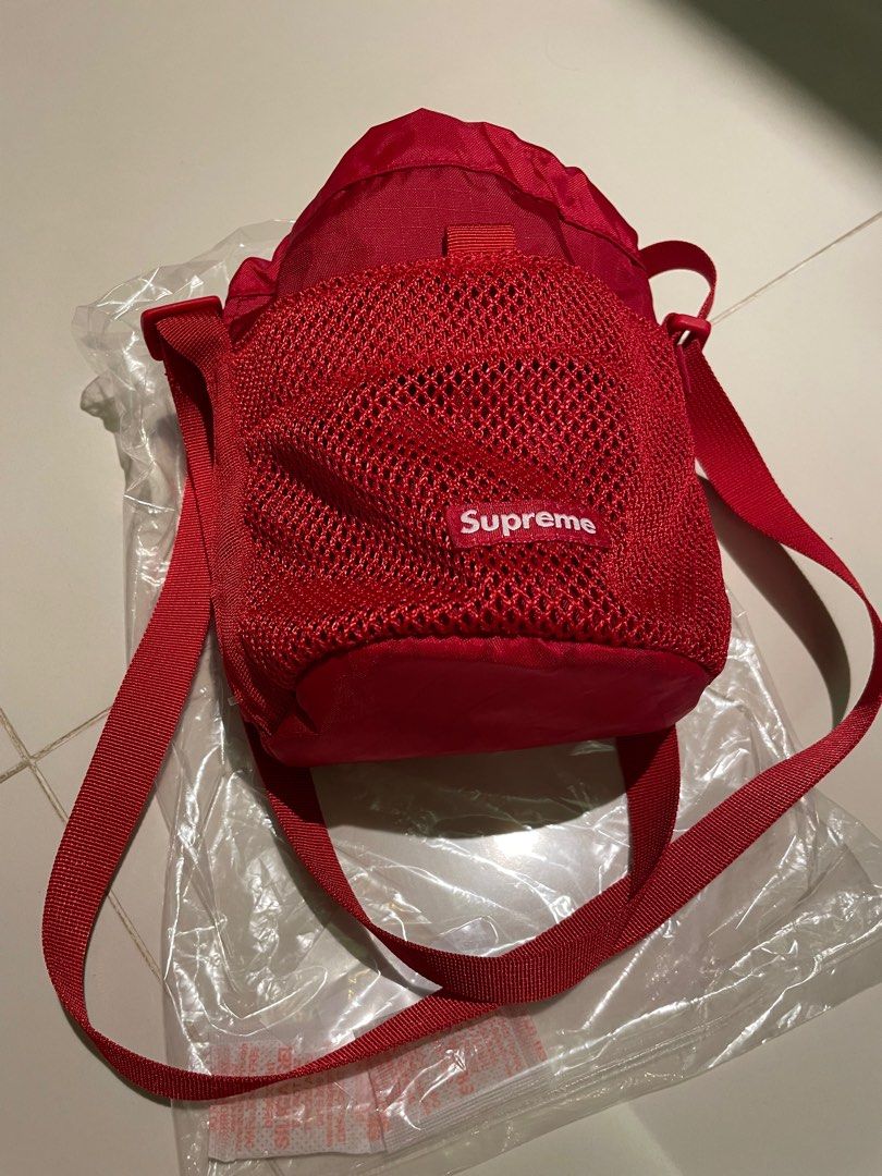 Red supreme new arrivals shoulder bag