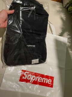 SUPREME BLACK BACKPACK FW21 (IN HAND) OS 100% AUTHENTIC