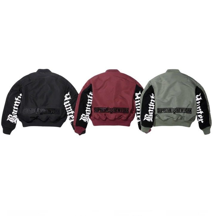 Supreme Bounty Hunter Ma-1 Jacket オリーブ-