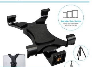 Tablet Tripod Mount Bracket Holder Universal Adapter Clamp Holder