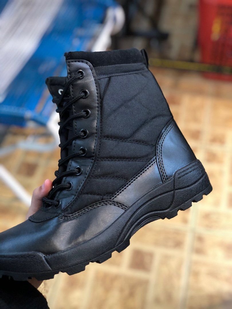 TACTICAL BOOTS SHOES SIZE 7UK, Men's Fashion, Footwear, Boots on Carousell