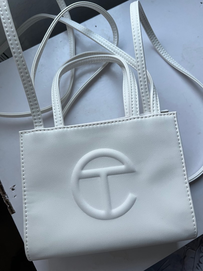 White telfar clearance bag