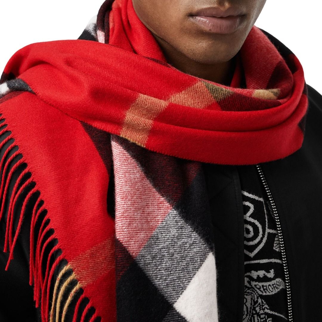 The burberry bandana in check cashmere shop