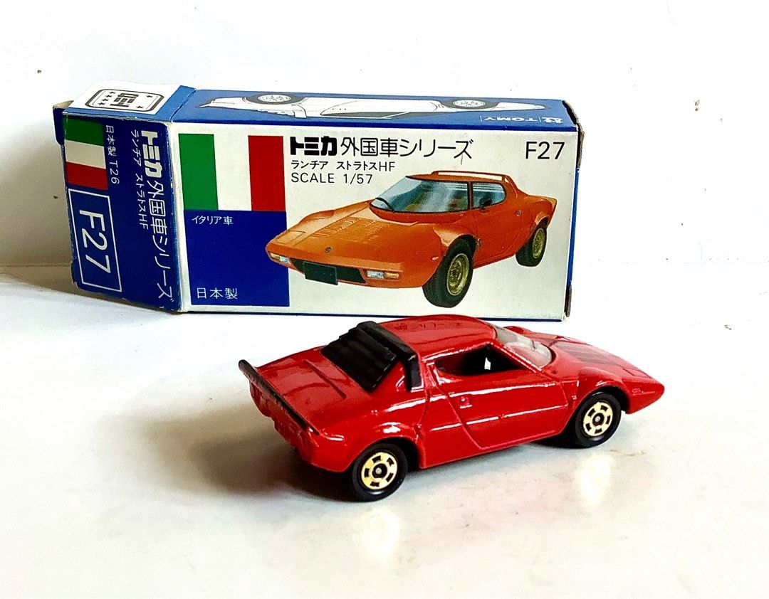 トミカF27 LANCIA STRATOS HF 日本製ミニカー TOMICA