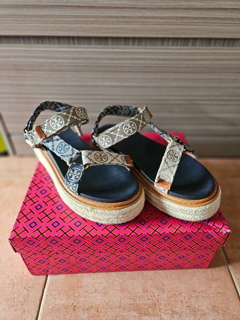 Tory burch online platform sandal
