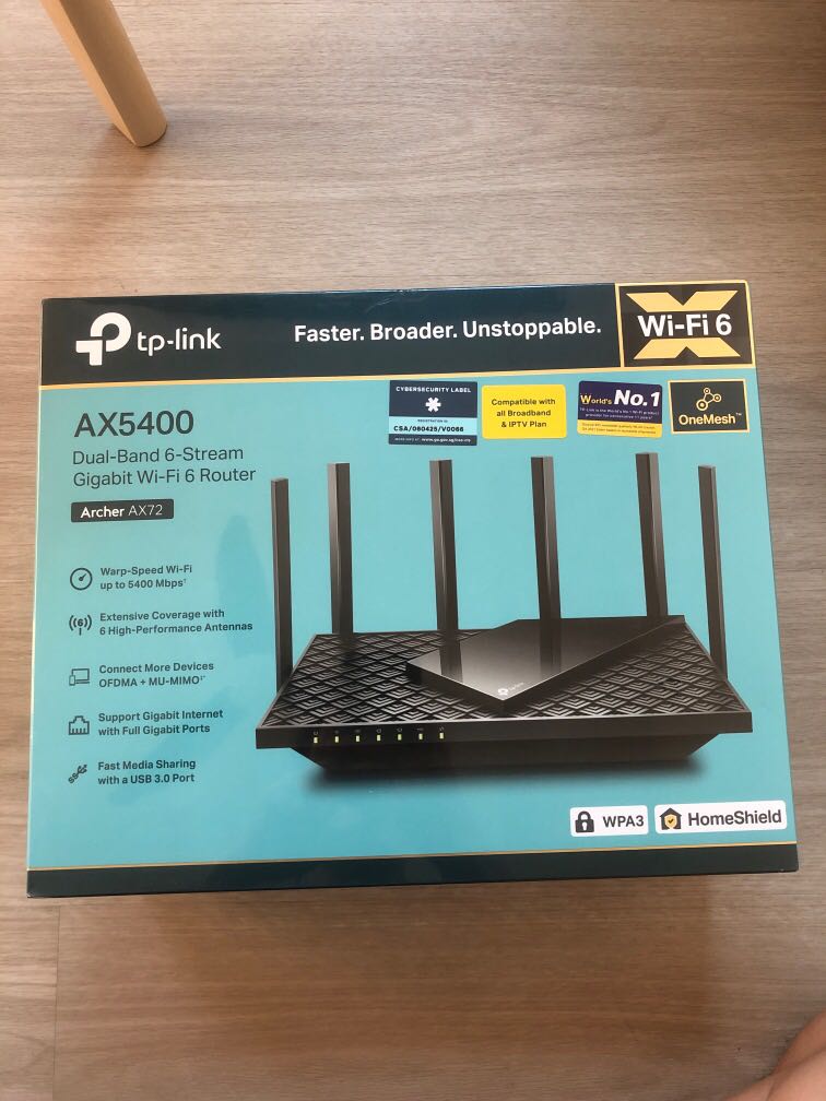 TP Link AX5400 router, Computers & Tech, Parts & Accessories ...