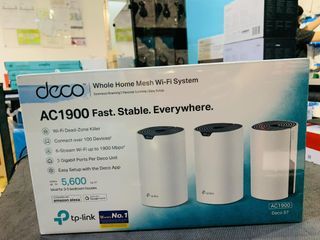 TP-Link Deco S7 AC1900 Whole Home Mesh WiFi System Full Gigabit Port Dual Band 3PACK