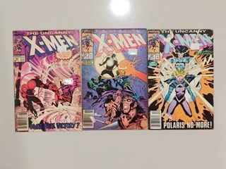 Uncanny X-Men Marvel Comics 90's Issue no. #247, 249 & 250 set