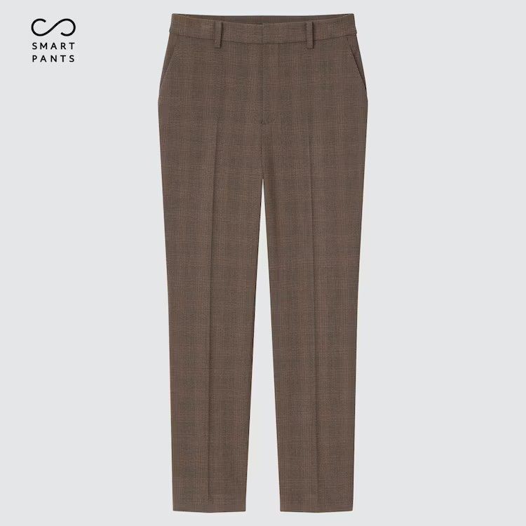 UNIQLO (XL) 2Way Stretch Smart Ankle Pant (Glen Check), Women's Fashion,  Bottoms, Other Bottoms on Carousell