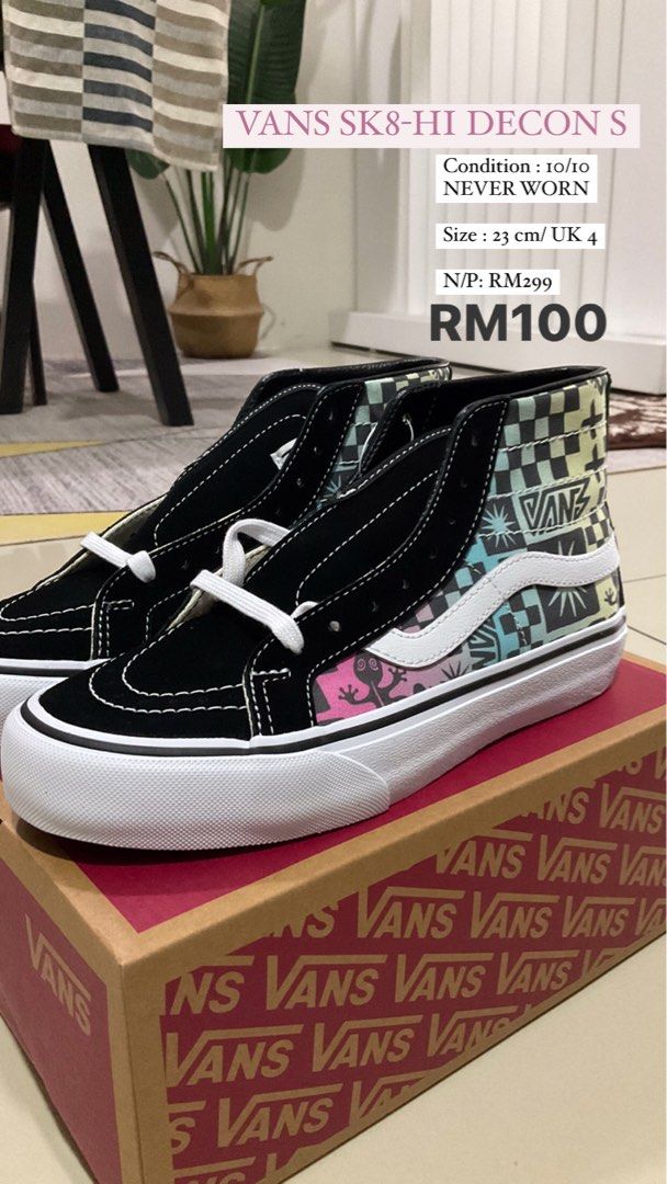 Vans Sk8 Hi 38 Decon S Women s Fashion Footwear Sneakers on