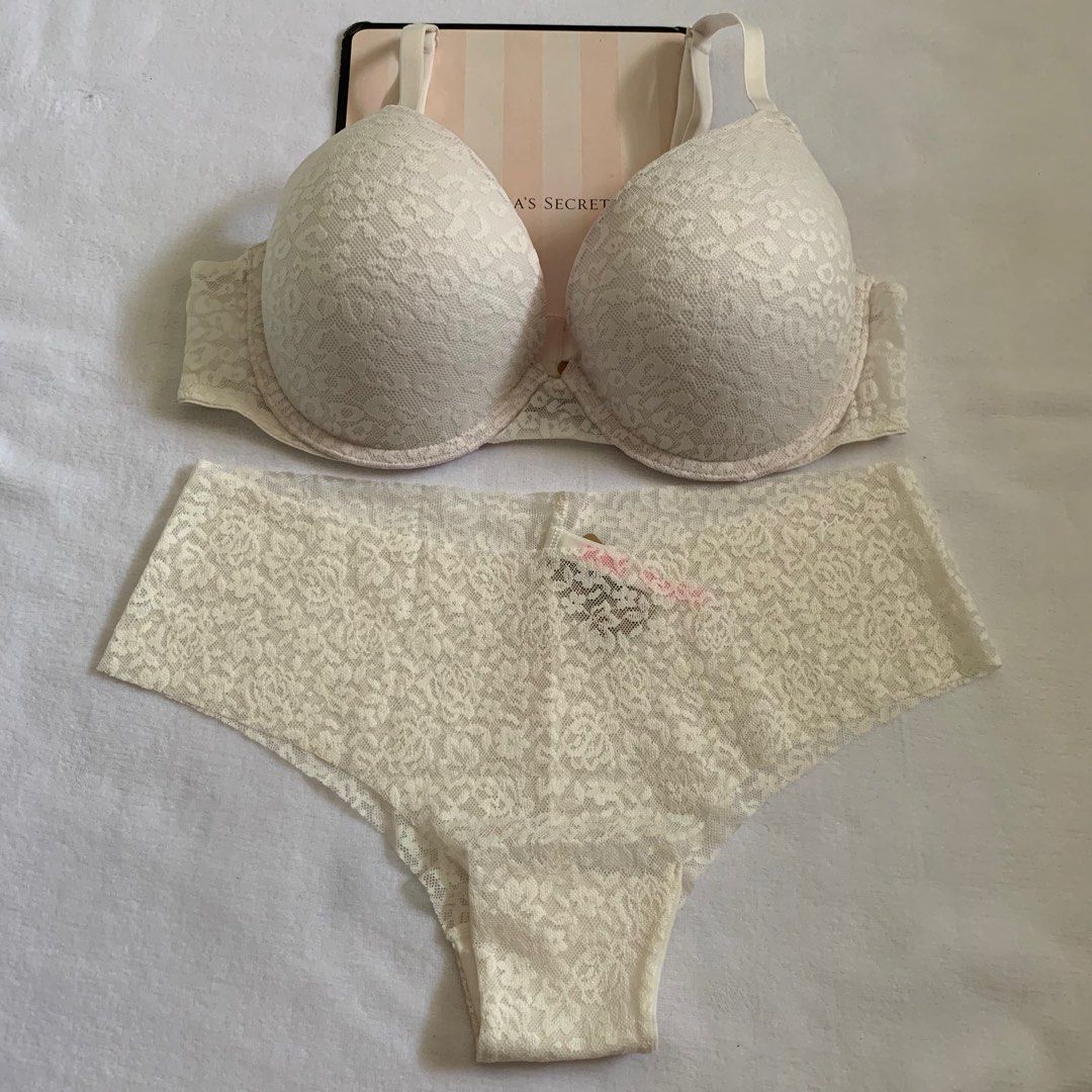 36C] Victoria's Secret VERY SEXY Lace Shimmer Push-Up Bra, Women's Fashion,  New Undergarments & Loungewear on Carousell