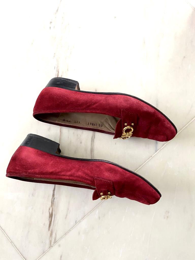 Red vintage heels shop