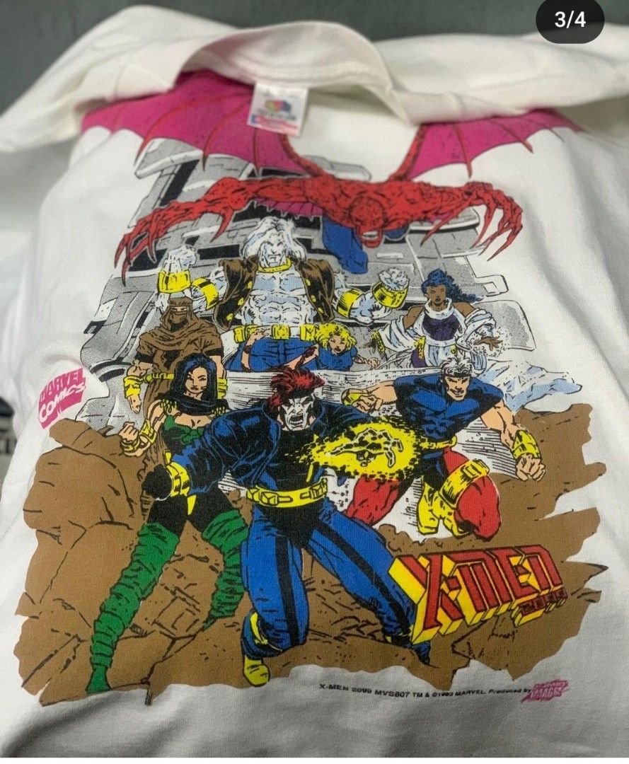 Vintage Marvel xmen Tee, Men's Fashion, Tops & Sets, Tshirts & Polo