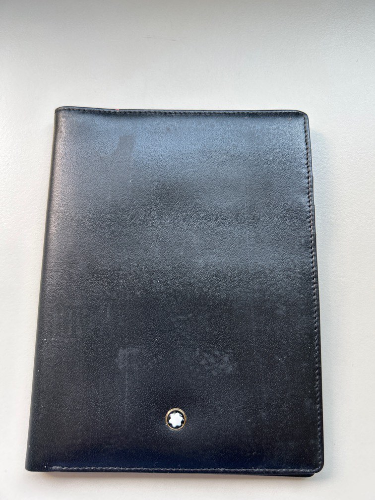 Vintage Mont Blanc Passport Holder, Luxury, Bags & Wallets on Carousell