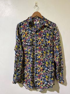 Vintage Retro Abstract Design Polo Shirt | Old Money | y2k