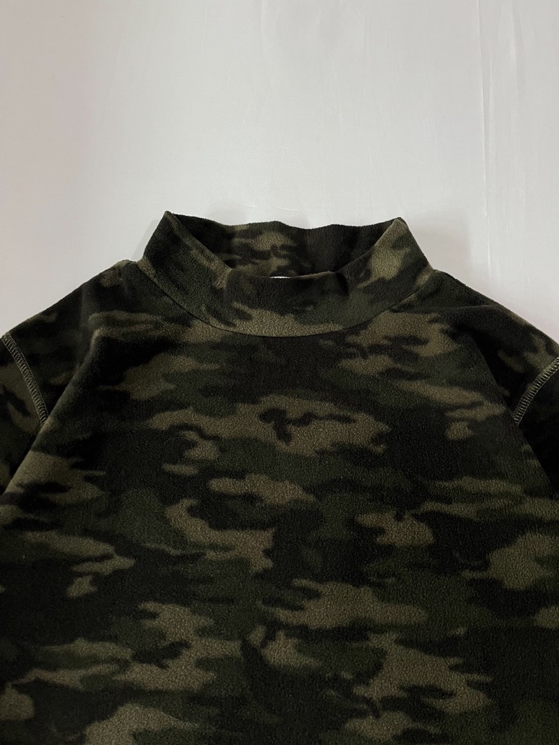 Camo mock turtleneck store