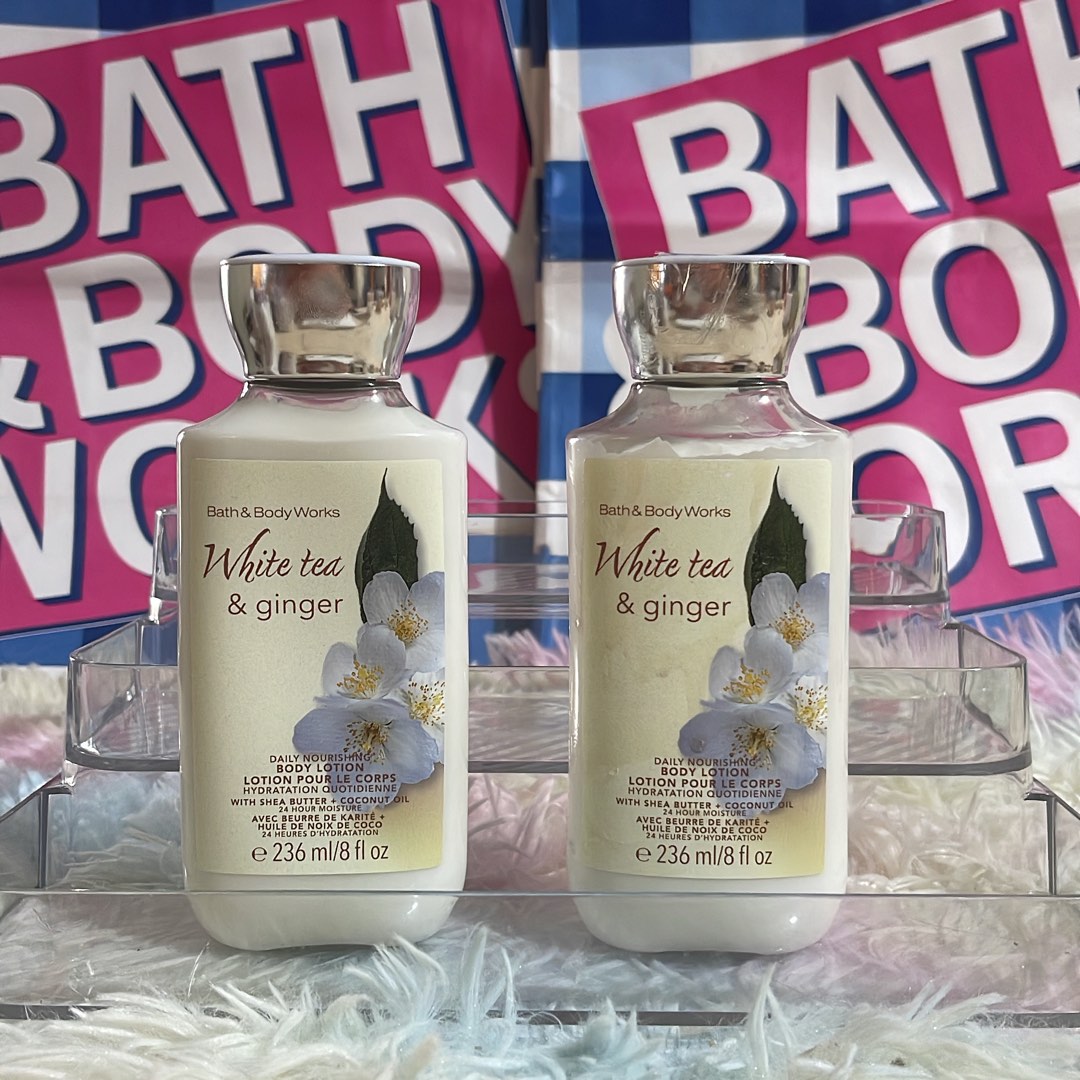 White Tea & Ginger Lotion by Bath and Body Works, Beauty & Personal