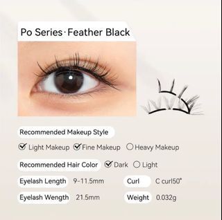 WOSADO Magnetic False Eyelashes