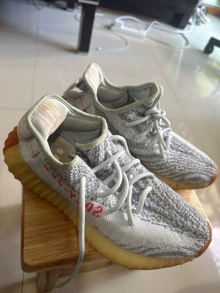 Yeezy Boost 350V2 Blue Tint Women s Fashion Footwear Sneakers