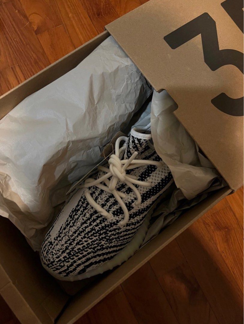 Yeezy zebra box on sale