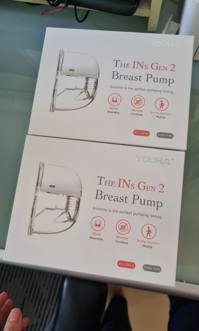 Youha The Ins Gen 2 handsfree breast pump, Babies & Kids, Nursing