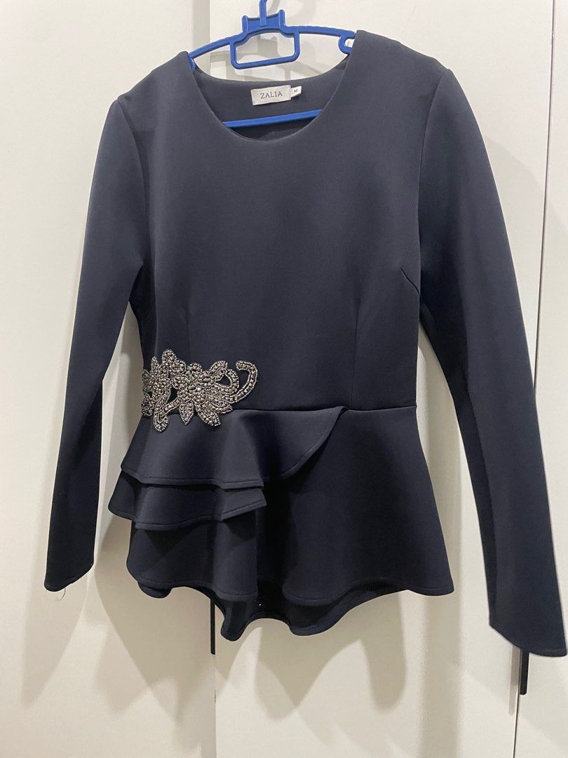 Zalia hotsell peplum top