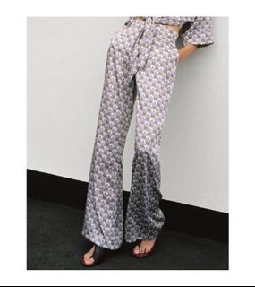 Zara Pineapple printed trousers