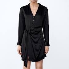ZARA SATIN WRAP DRESS (Category: Dresses) located in Cagayan de Oro. Submitted by shopmyclothezplz (Listing ID 1257075210, Image 3). Description: 🩷 great for office wear 🩷 still has tags 🩷 free sf.