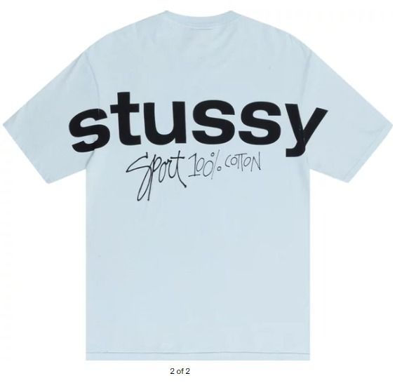 100% Authentic) Stussy Sport 100% Pigment Dyed Tee, Men's Fashion 