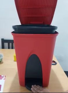 18L dustbin wastebin garbage basket tong sampah