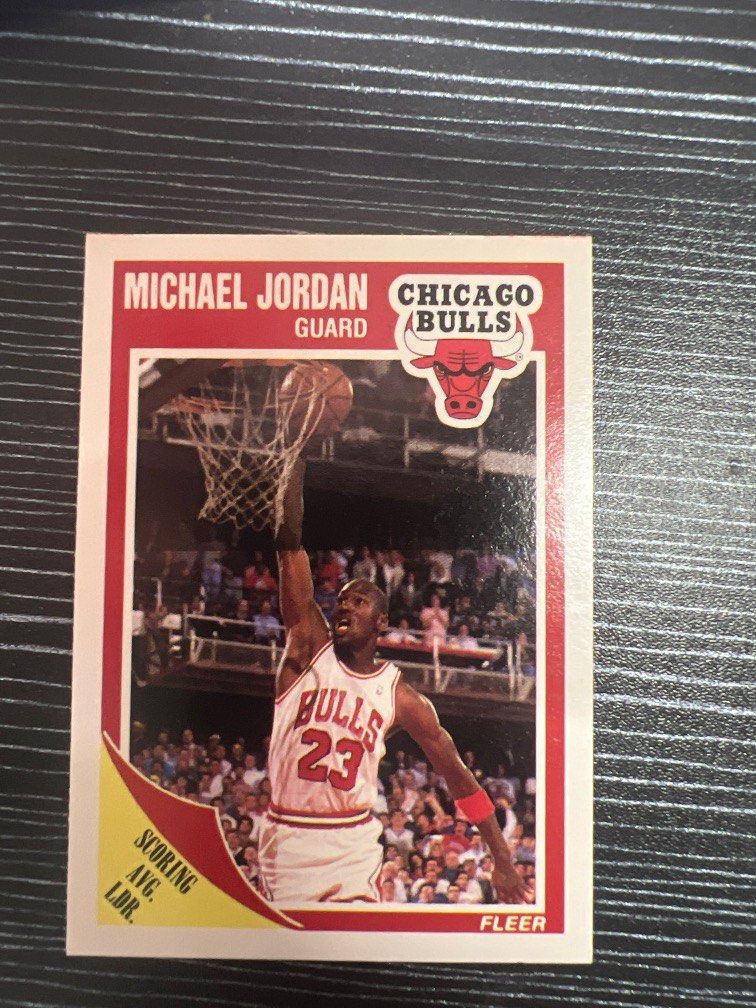 1989 90 FLEER 21 Michael Jordan NM Bulls