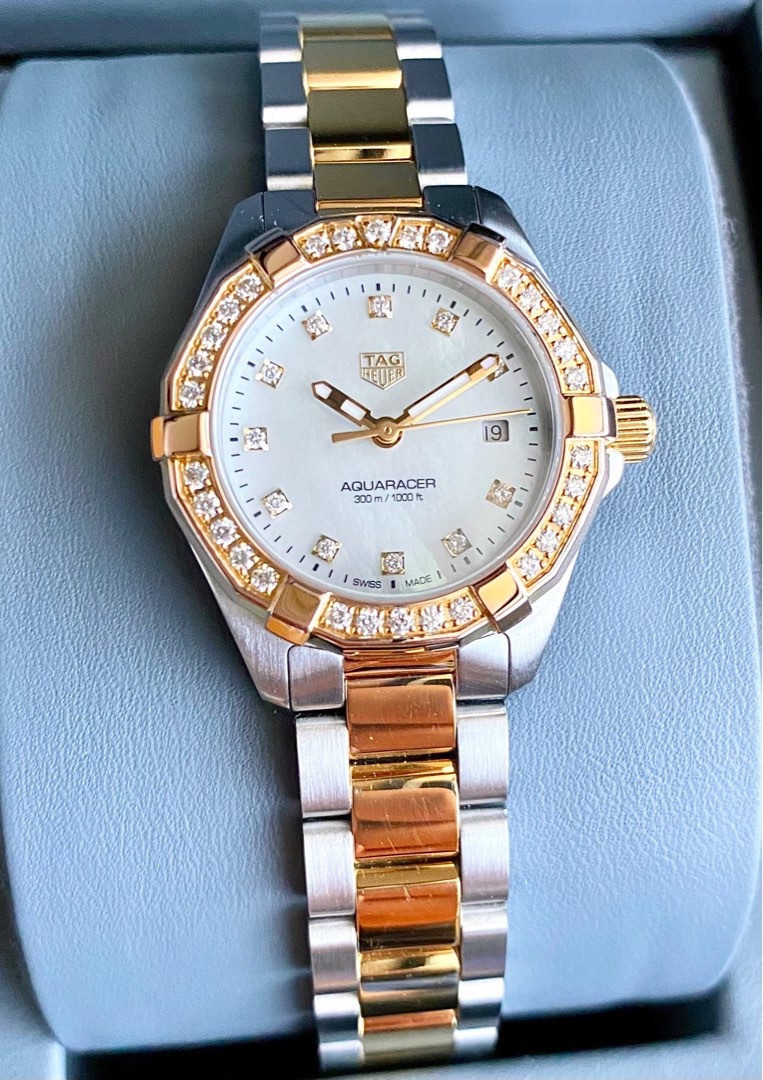 Tag Heuer Aquaracer WBD1423.BB0321 Diamond Accents Quartz 300M Women's Watch