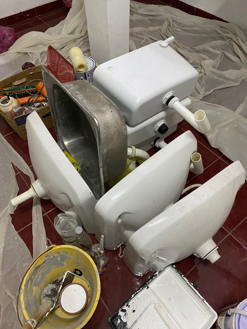 3 Bathroom Sink, 3 Toilet Bowl Set, Kitchen Sink. 100 Working