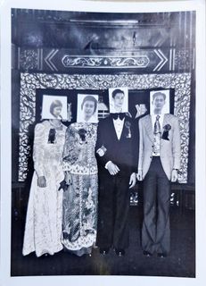 70年代婚宴新娘裙掛相片三張（私隱 面容被遮蓋）64168411792130110