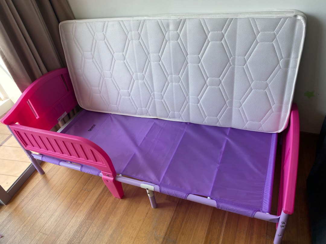 80 new bed frame with thin mattress, Babies & Kids, Baby Nursery