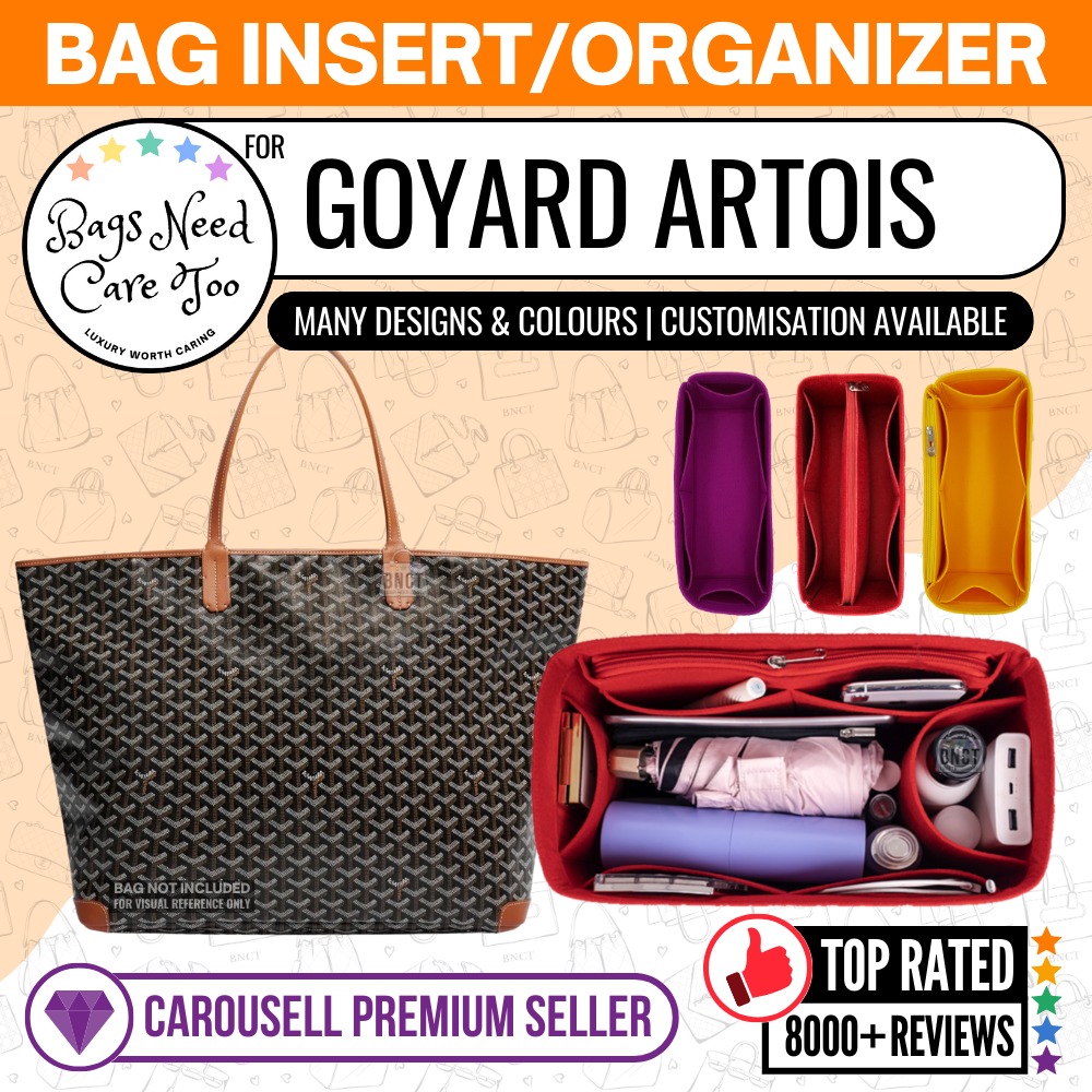 Handbag Organizer with All-in-One Style for Goyard St.Louis PM and GM (  More Colors Available)