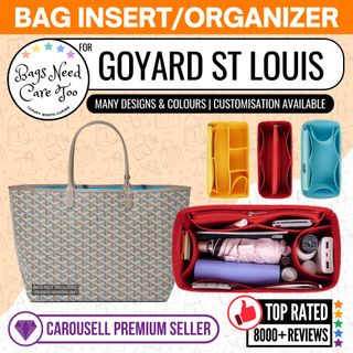 Organizer Insert Bag Tote Shaper Fit For Go-yard Saint Louis PM Handbag  Liner