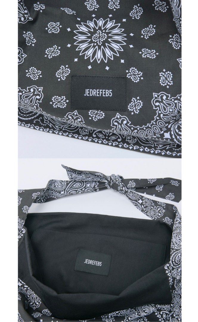 ★ JEDREFEB5★ Bandana reverse bag j23ash001 JEDREFEB5] bandana reverse bag_purple