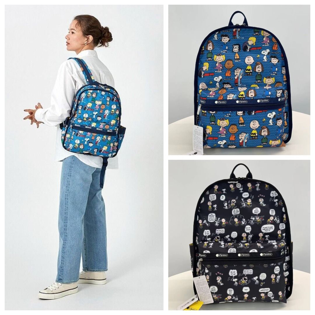 LeSportsac X PEANUTS SNOOPY ROUTE BACKPACK Carousell