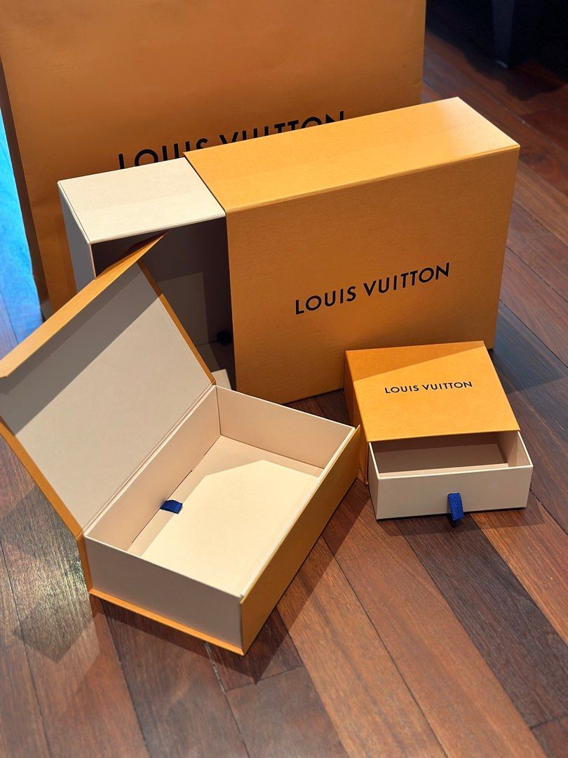 LOUIS VUITTON Authentic Empty Gift Box Set of 11 for keyring or