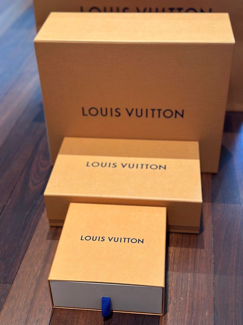 LOUIS VUITTON Authentic Empty Gift Box Set of 11 for keyring or