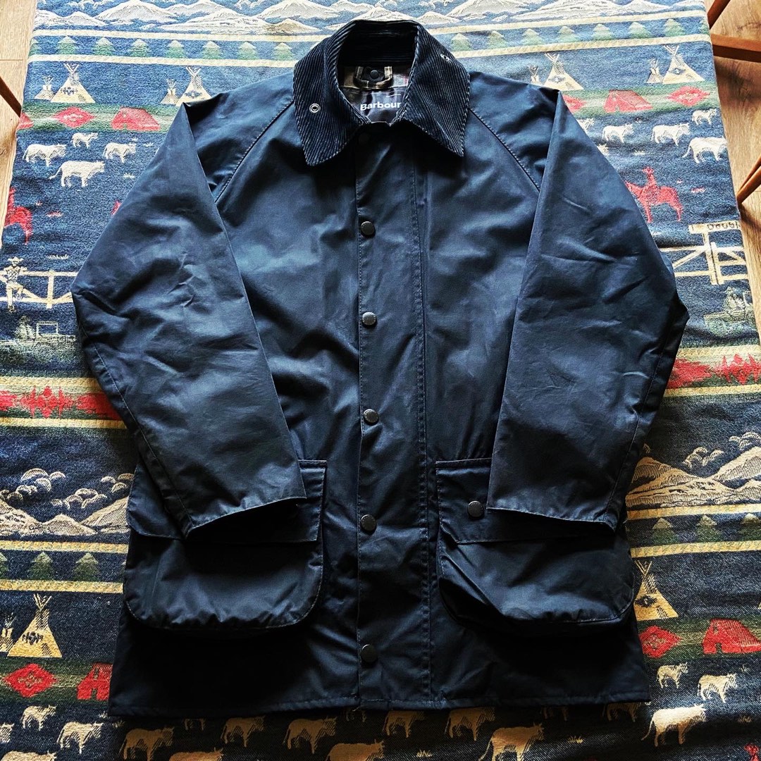 Made in England Barbour A196 Beaufort wax jacket, 男裝, 外套及