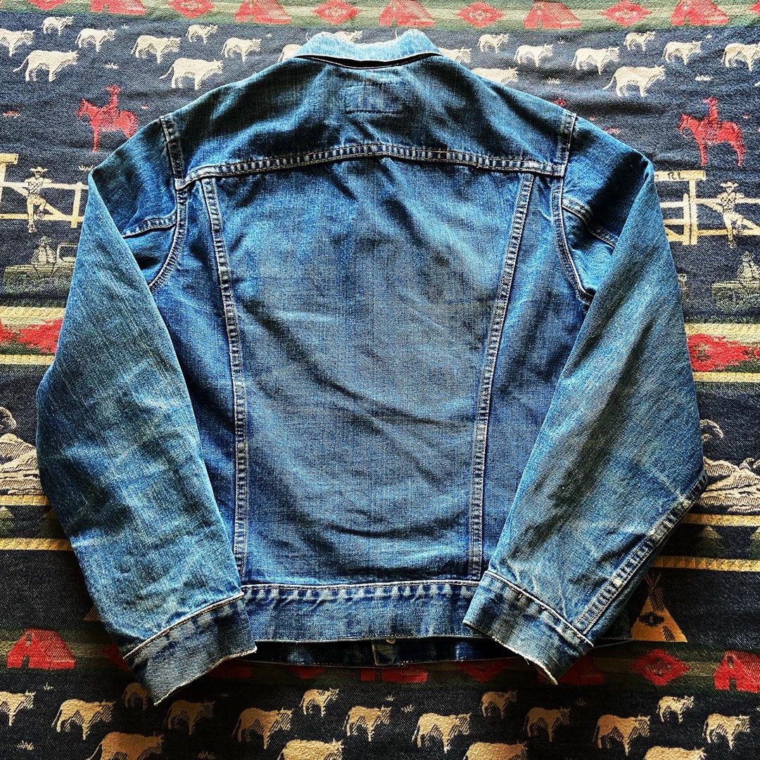 LEVI'S Vintage Clothing LVC LIGHTER BLUES Blue Cotton Tanker Bomber Ja