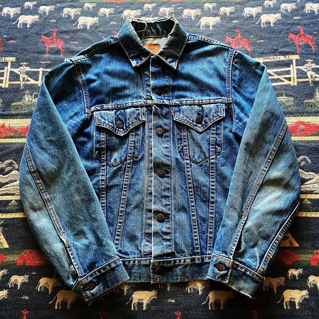 LEVI'S Vintage Clothing LVC LIGHTER BLUES Blue Cotton Tanker Bomber Ja