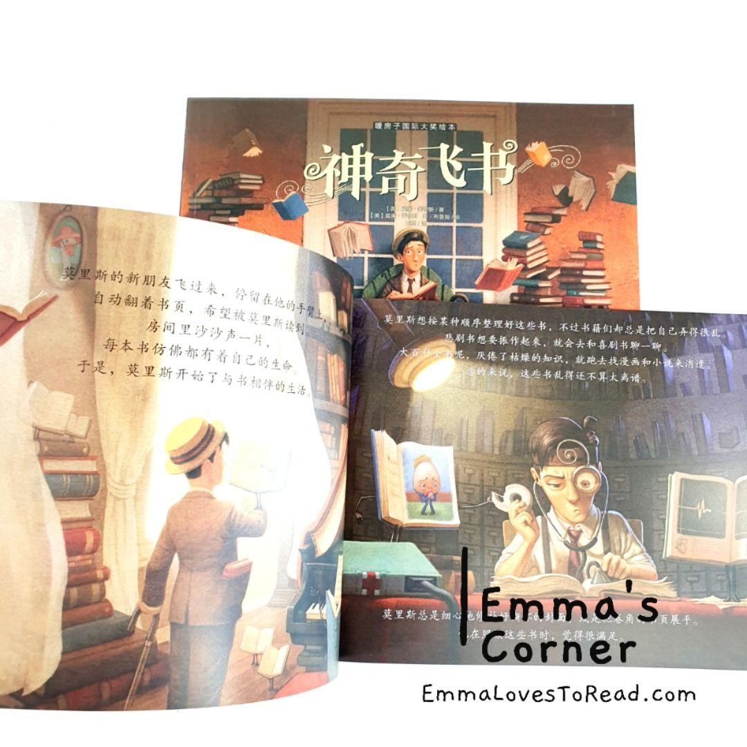 神奇飞书 The Fantastic Flying Books of Mr. Morris Lessmore by William Joyce ...