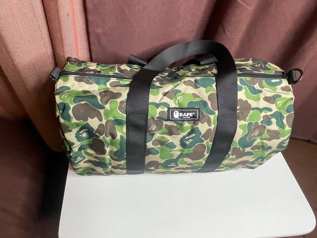 Bape duffle bag green hot sale