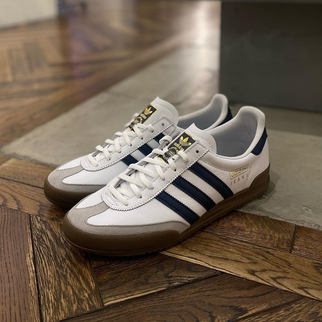 Adidas Originals Jeans White Navy Gum